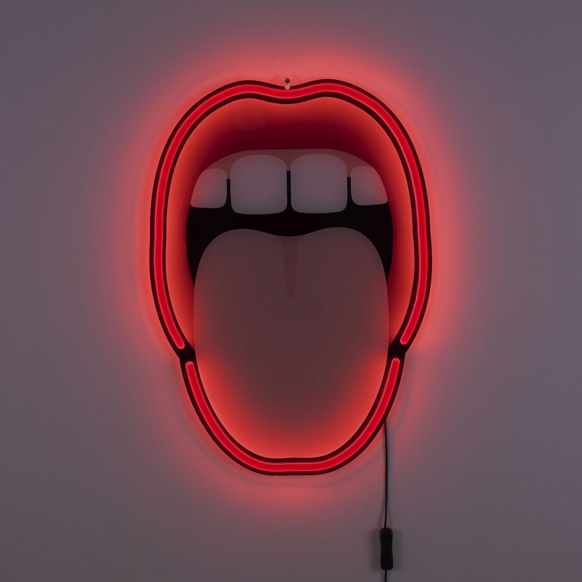 SELETTI Lampe Led Studio Job Blow Tongue