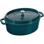 STAUB Cocotte Ovale Cocotte 31 cm Blue La Mer