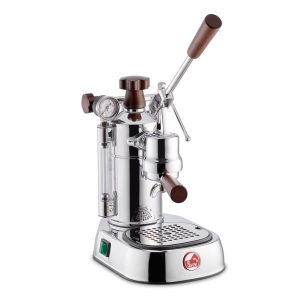 LA PAVONI Machine à Café Espresso Professional Lusso avec Poignes en Bois