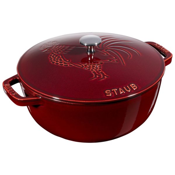 Staub Cast Iron Rooster Cocotte 24 cm