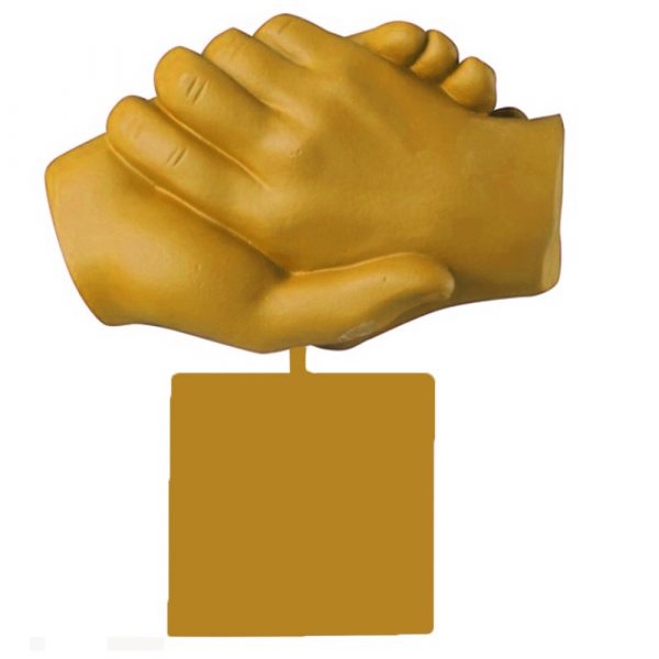 SOPHIA Estatua Hands L Miel