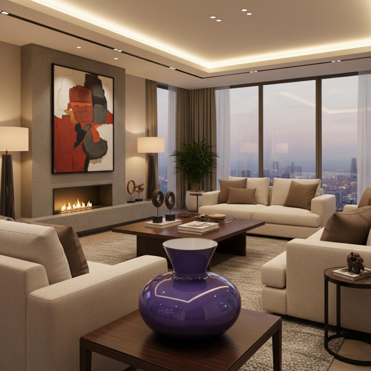 VENINI Vaso Idria Indaco e Lattimo H 27 cm 2