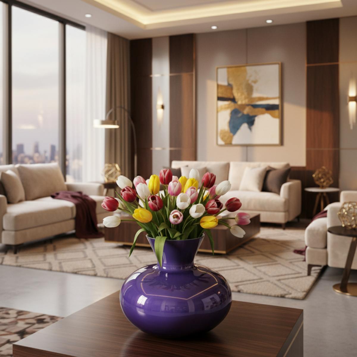 VENINI Vaso Idria Indaco e Lattimo H 27 cm 3