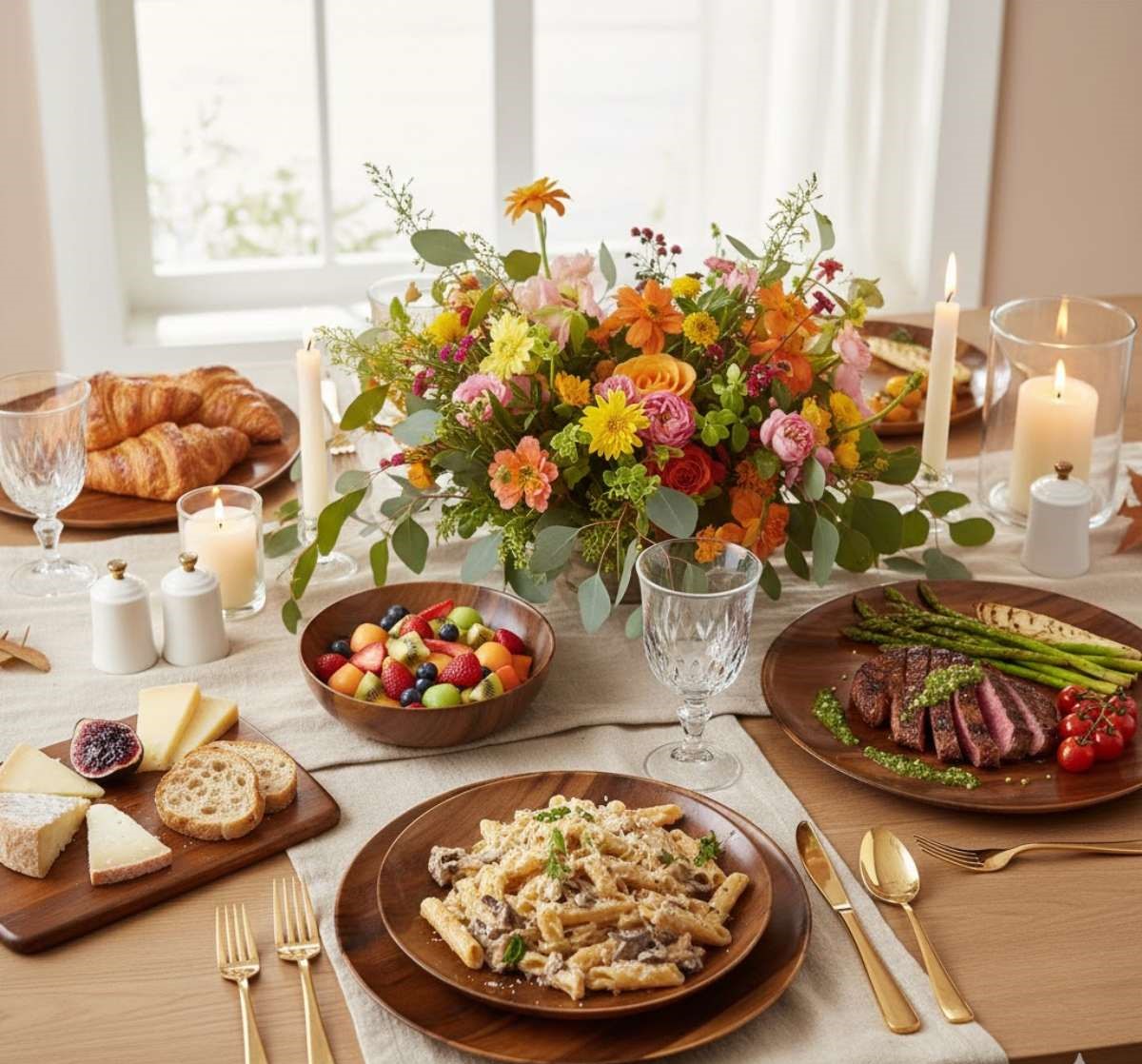 SAMBONET ARTHUR KRUPP Set 12 Piatti Wood Essencex