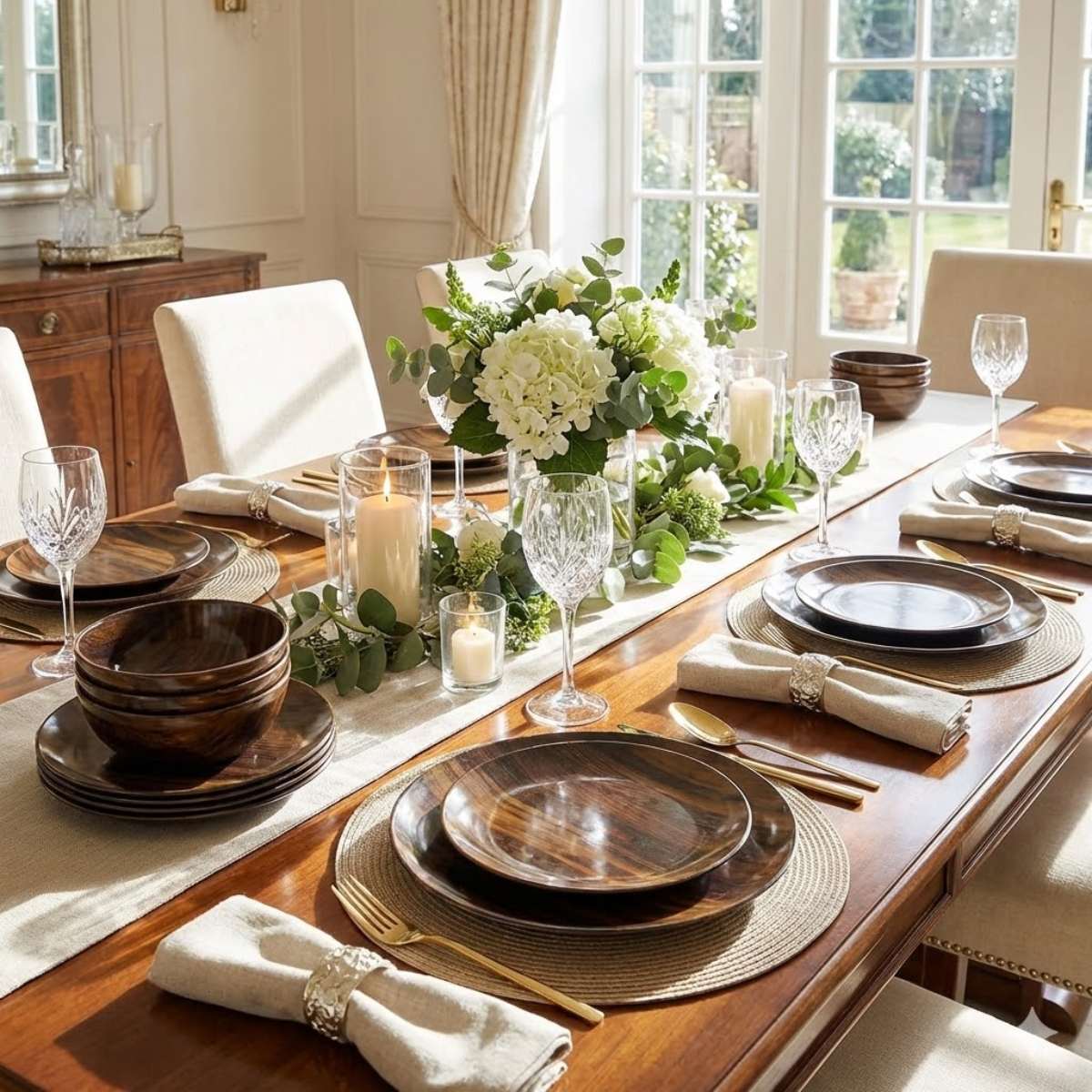 SAMBONET ARTHUR KRUPP Set 12 Piatti Wood Essencexx