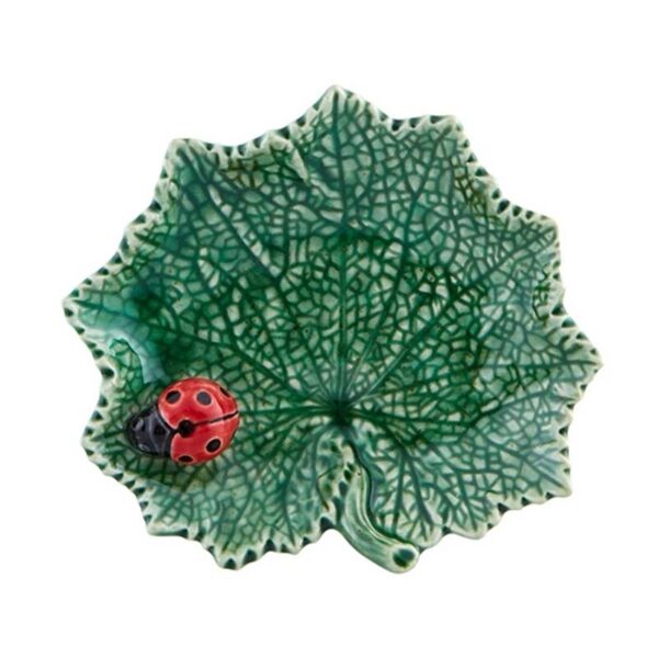 BORDALLO PINHEIRO Ragwort Tray with Ladybug 14 cm