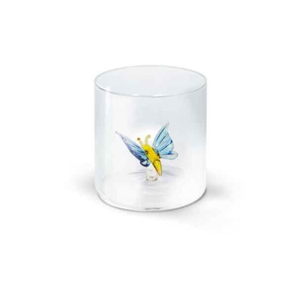 WD LIFESTYLE Glass Tumbler Butterfly