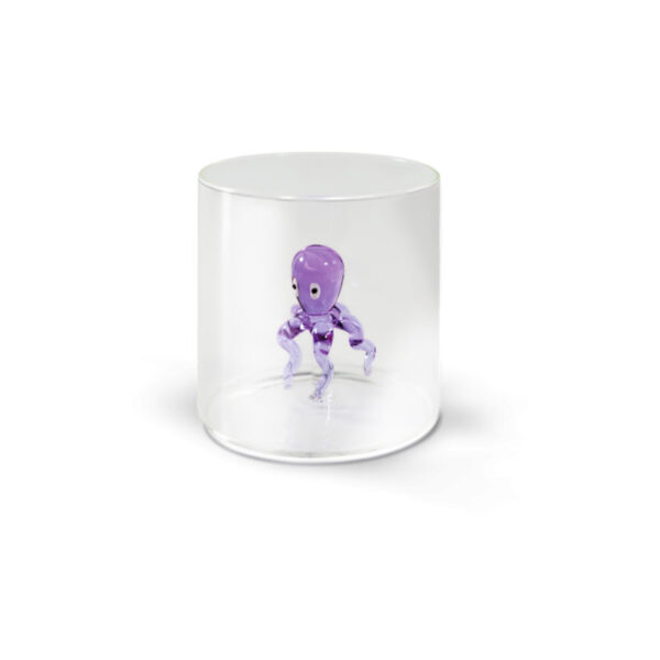 WD LIFESTYLE Glass Tumbler Octopus