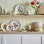 Portmeirion Pomona Ciotola Per Pasta Portmeirion Botanic Garden - 22 Cm (Gazania Bianca) Circa 1818 Bowl