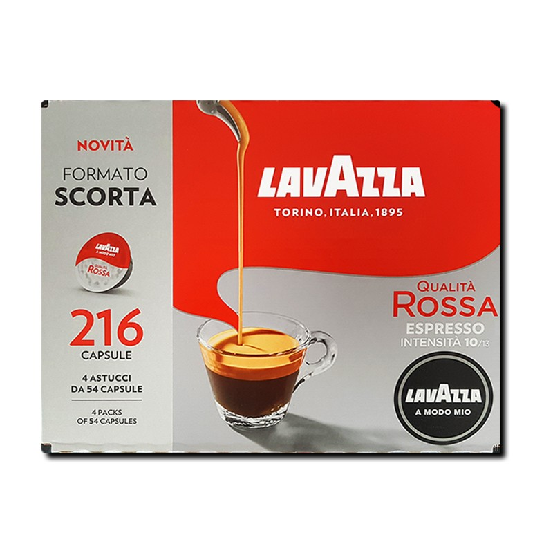 216 Capsules Lavazza A Modo Mio - Assortiment De Saveurs - 100% Originales