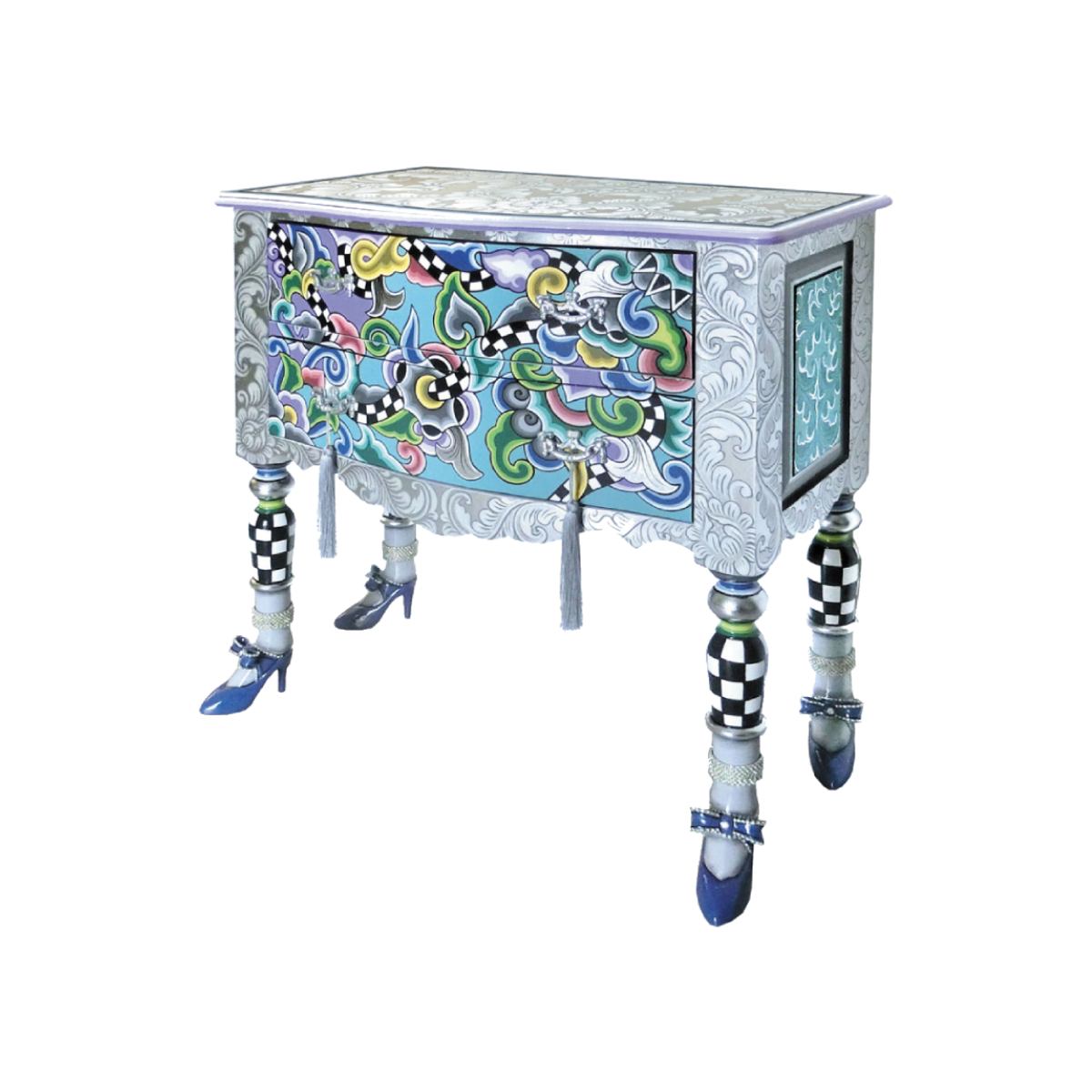 TOM'S DRAG Silver Line Cassettiera Versailles M 2